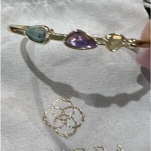 Kendra Scott Cuff Bracelet with 3 Stones